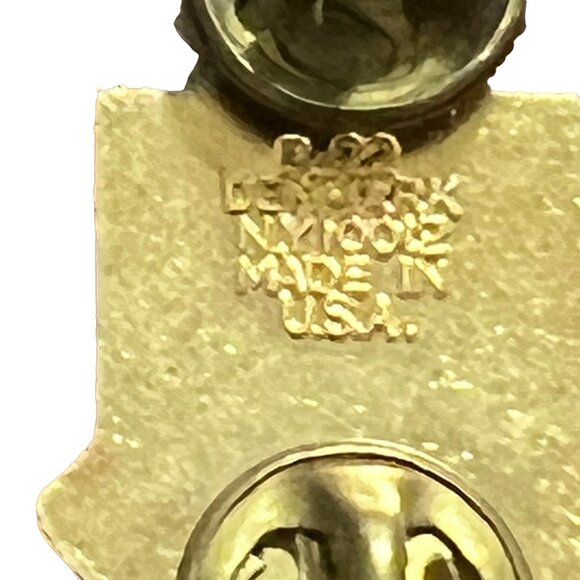 US Army National Guard Pin Indiana Crest Service for Security‎ Vintage D22 - Picture 3 of 3